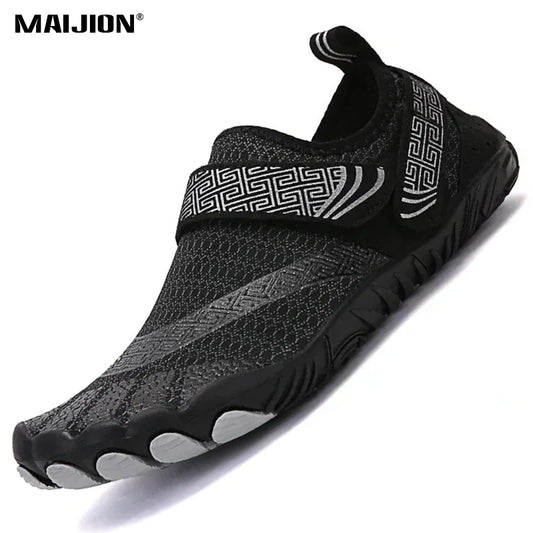 Men Women Elastic Beach Barefoot Seaside Aqua Shoe Quick-Dry Breathable Surf Wading Shoe Non Slip Upstream Swimming Water Shoe