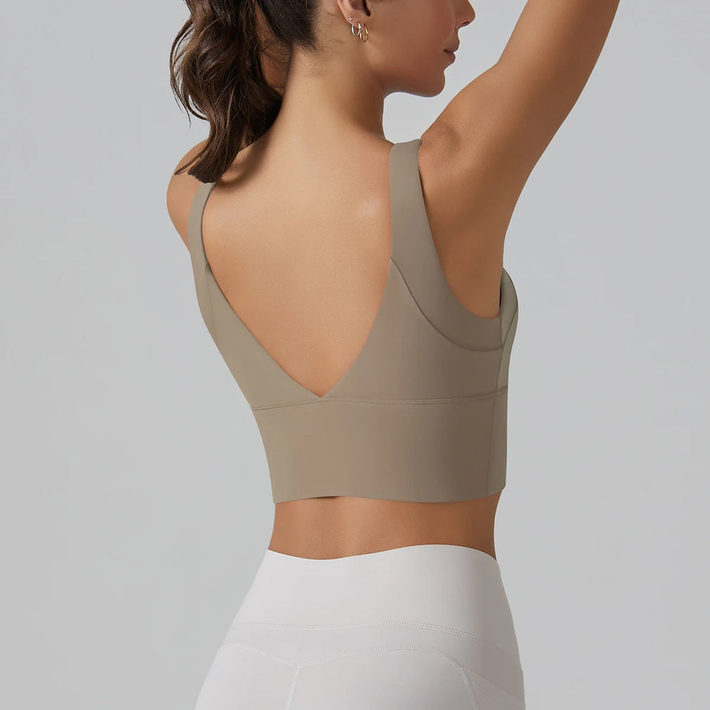 New  Yoga Tank Top Summer Sexy Fitness Yoga  Underwear Women's Sports Bra Push Up Fitness Bra  Running Gym Fitness Tops