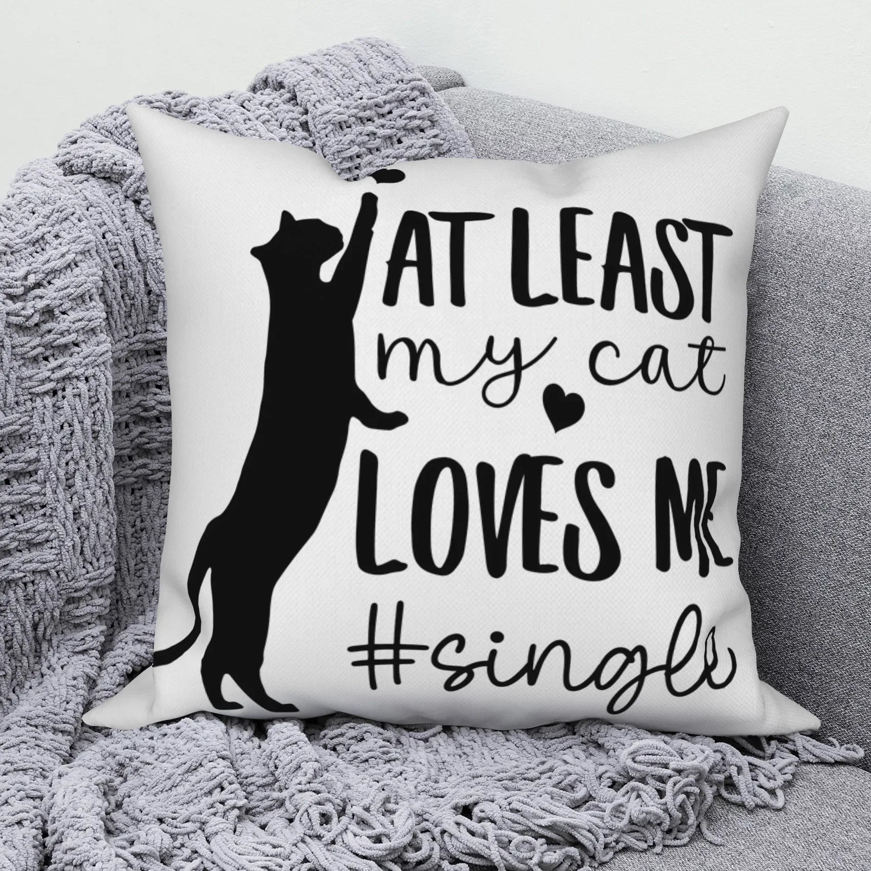 Modern Sofa Decorative Pillowcase Home Decor Set Cute Cat   Cushion Cover Throw Pillow