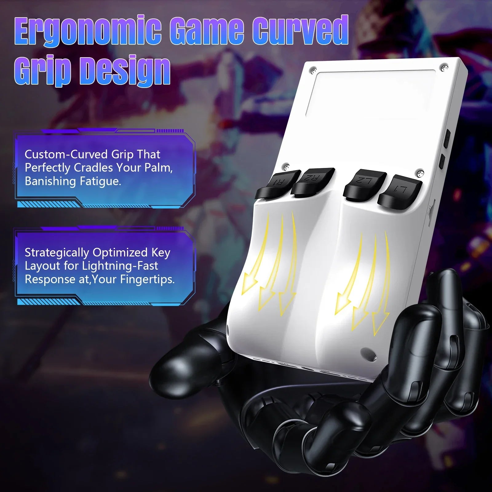 R36MAX Retro Handheld Game 4.0 Inch IPS Screen Console 64GB Portable Pocket Video Player For Children Gifts Secondary image