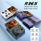 BOYHOM 256G/128G/64G R36S ARKOS 2.0 Retro Handheld Game Console 3.5'' IPS screen,Portable Pocket Game Player for  children gift