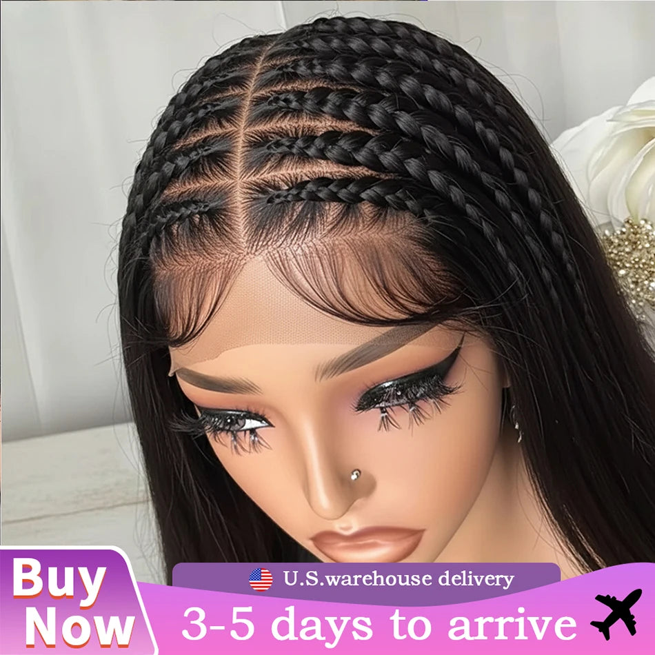 Straight 250 Density Real Full Lace Human Hair Wig Brazilian Pre Plucked 360 HD Full Lace Invisible Strap Snug Fit Wig For Women Main image