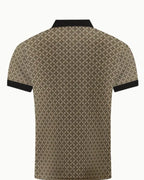 High Quality Men Polo Shirt Stripes Short Sleeve T-shirt Male Breathable Tops Business Turn Down Collar Streetwear Luxury Brand