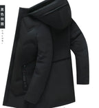 Top Grade Designer New Brand Men Parka Jacket Thick Casual Fashion Hooded Cropped Windbreaker Quilted Bubble Coats  Mens Clothes