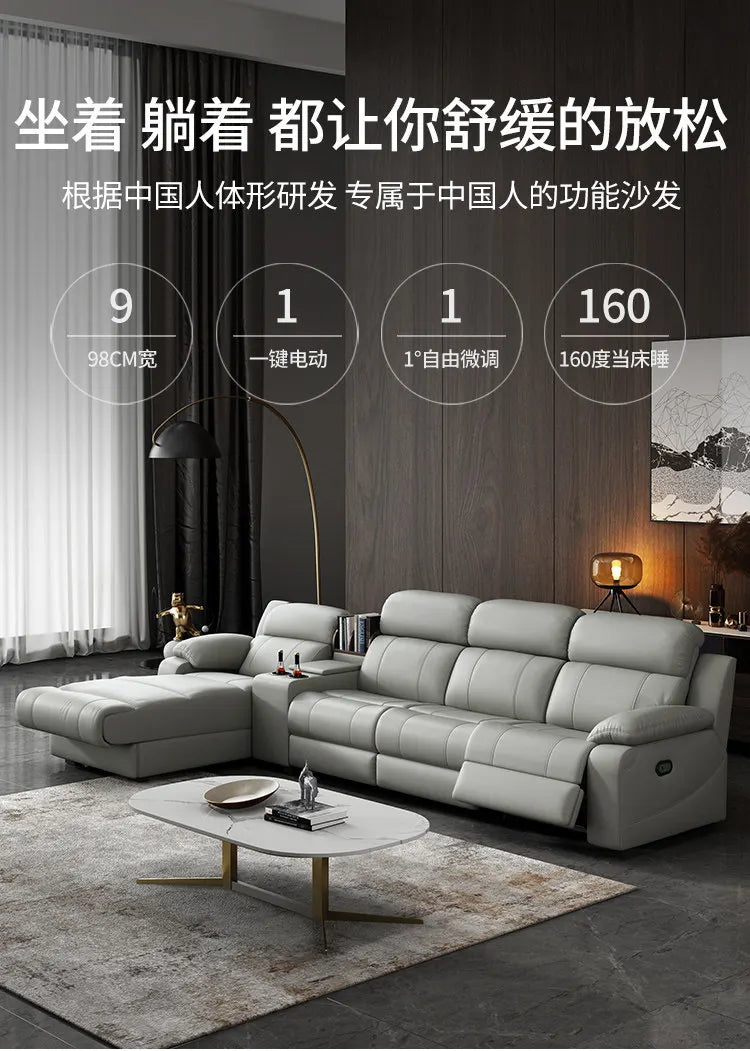 Classic Cheap Electric Recliner Sofas Gray Design European Quality Living Room Sofas Luxury Modern Divano Soggiorno Furniture