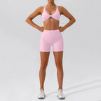 2-Piece Quick Dry Yoga Set – Long Sleeve Gym Outfit