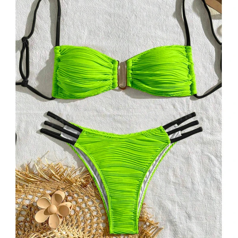 Sexy Bikinis 2025 Women's Swimwear Female Swimsuit For Swimming Wear Bathing Suits Brazilian Bikini Set Beachwear Pool Bather Main image
