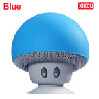 XIKCU Mini Mushroom Bluetooth Speaker Creative Mini Suction Cup Portable Smart Speaker for Phones Cross-border Cartoon Gift