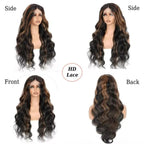 5x5 1B30 Lace Glueless Wig Human Hair Ombre Body Wave Lace Frontal Closure Wigs Hd Lace Human Hair Ready To Go Human Front Wigs