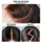 1B/30 Highlight Wig Body Wave Human Hair 13x6 Lace Front Wig Pre Plucked Pre Cut Lace 5x5 Glueless Wigs Human Hair 220% Density