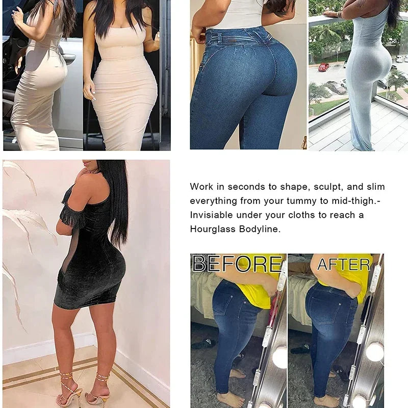 Body Shaper High Waist Seamless Shorts Waist-shaping Summer Underwear for Women Post Surgery Thigh Slimmer Push Up Soft Fabric