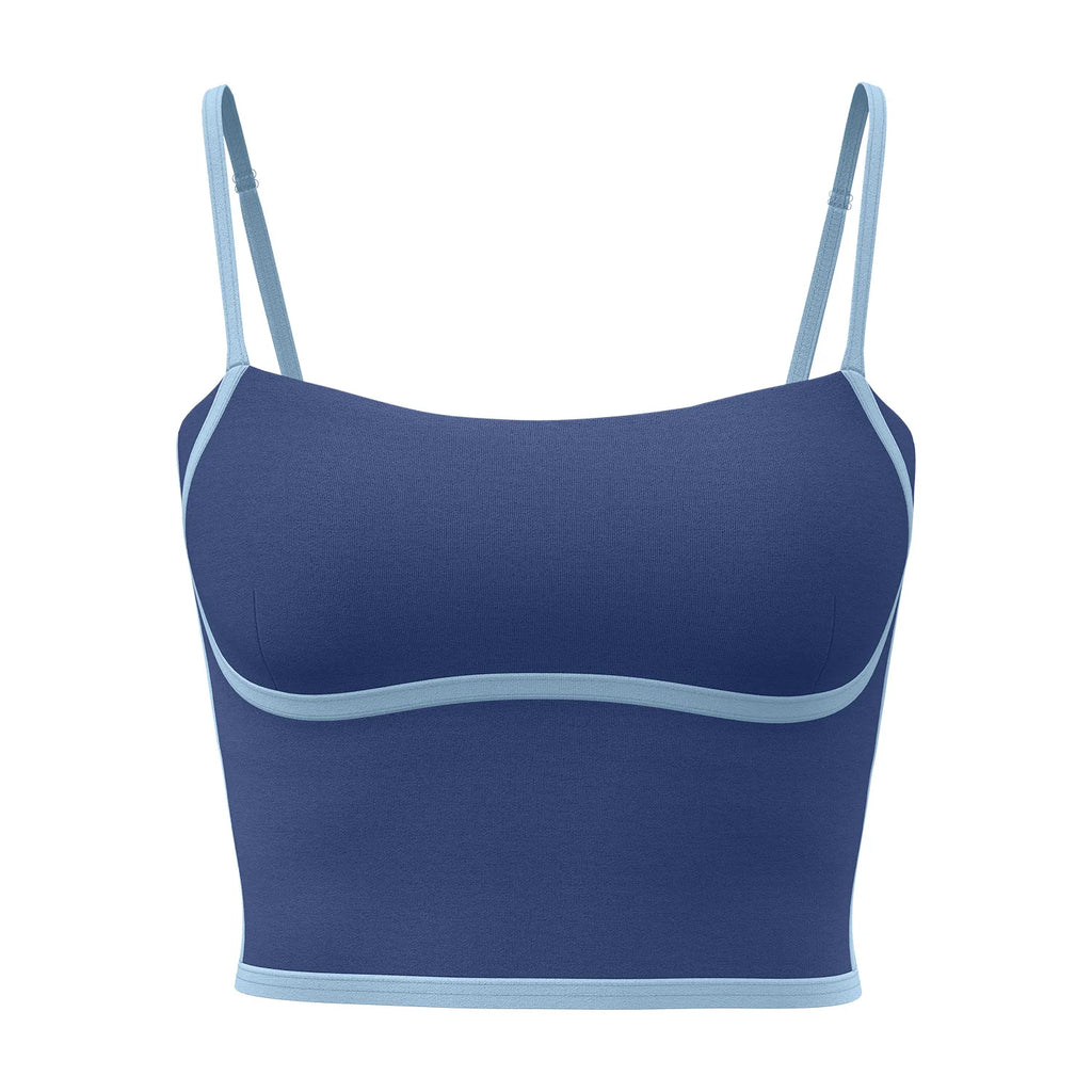 Women's Yoga Sports Bras Padded Gym Top Beauty Back Workout Crop Top Adjustable Shoulder Strap Fitness Bra Tight Yoga Wear