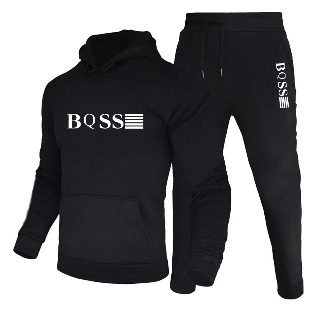 Men's Sports Suits Fashion Tracksuit Women Hoodies + Pants Two Pieces Sets Running Casual Sweatshirts Sweatpants Men's Clothing Main image