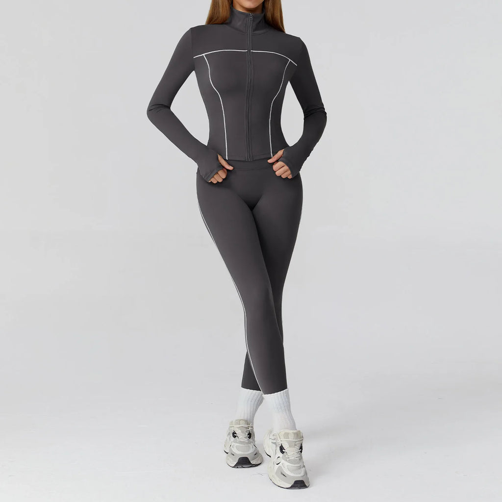Yoga Set 2/3PCS Sports Outfits Women Clothes Fitness Tracksuit Gym Legging Workout Long Sleeved Female Bra Yoga Suit Sportswear