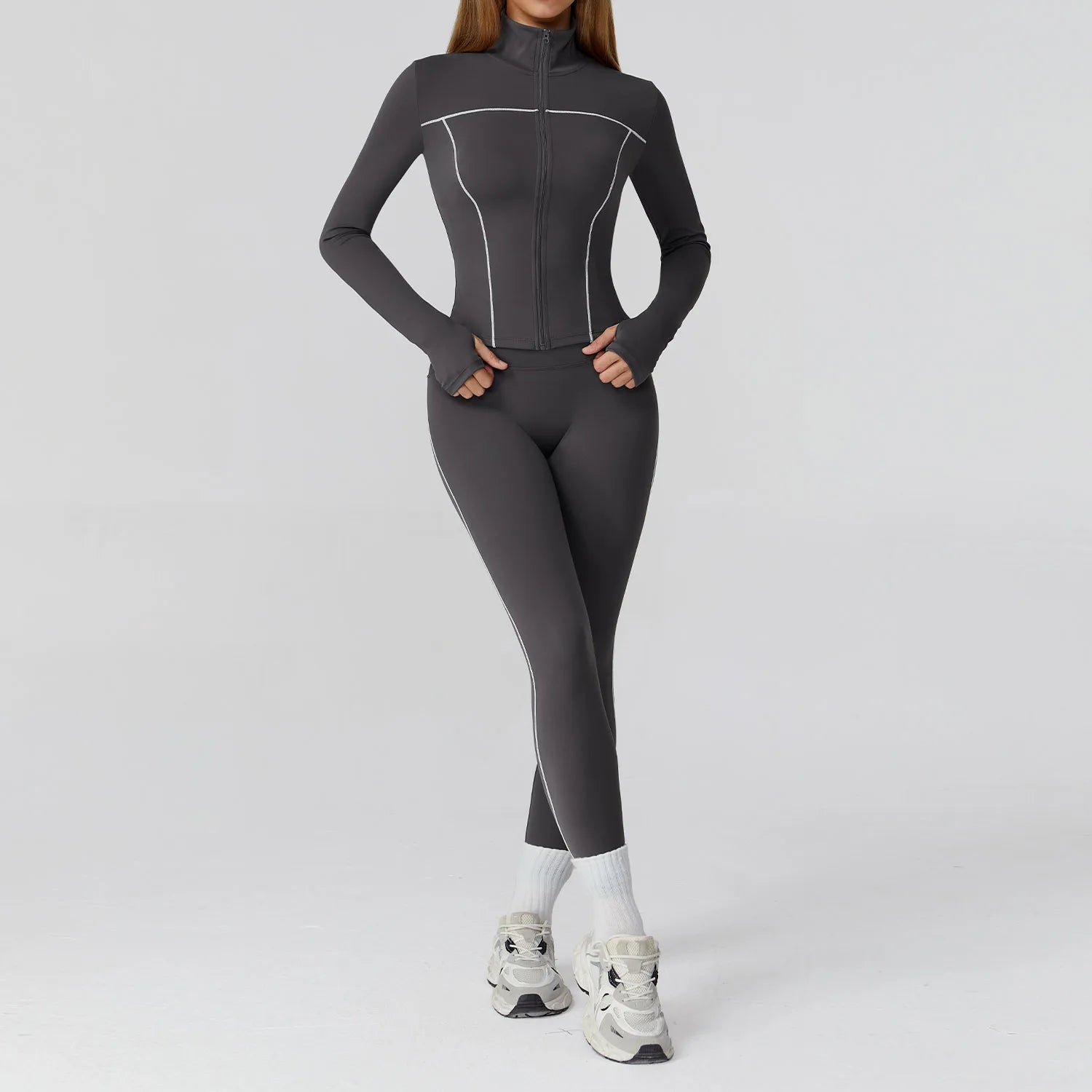 Yoga Set 2/3PCS Sports Outfits Women Clothes Fitness Tracksuit Gym Legging Workout Long Sleeved Female Bra Yoga Suit Sportswear