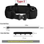 Tactical Padded Belt Airsoft CS Combat Molle Airsoft Girdle Duty Paintball Waist Belts War Game Hunting Accessories