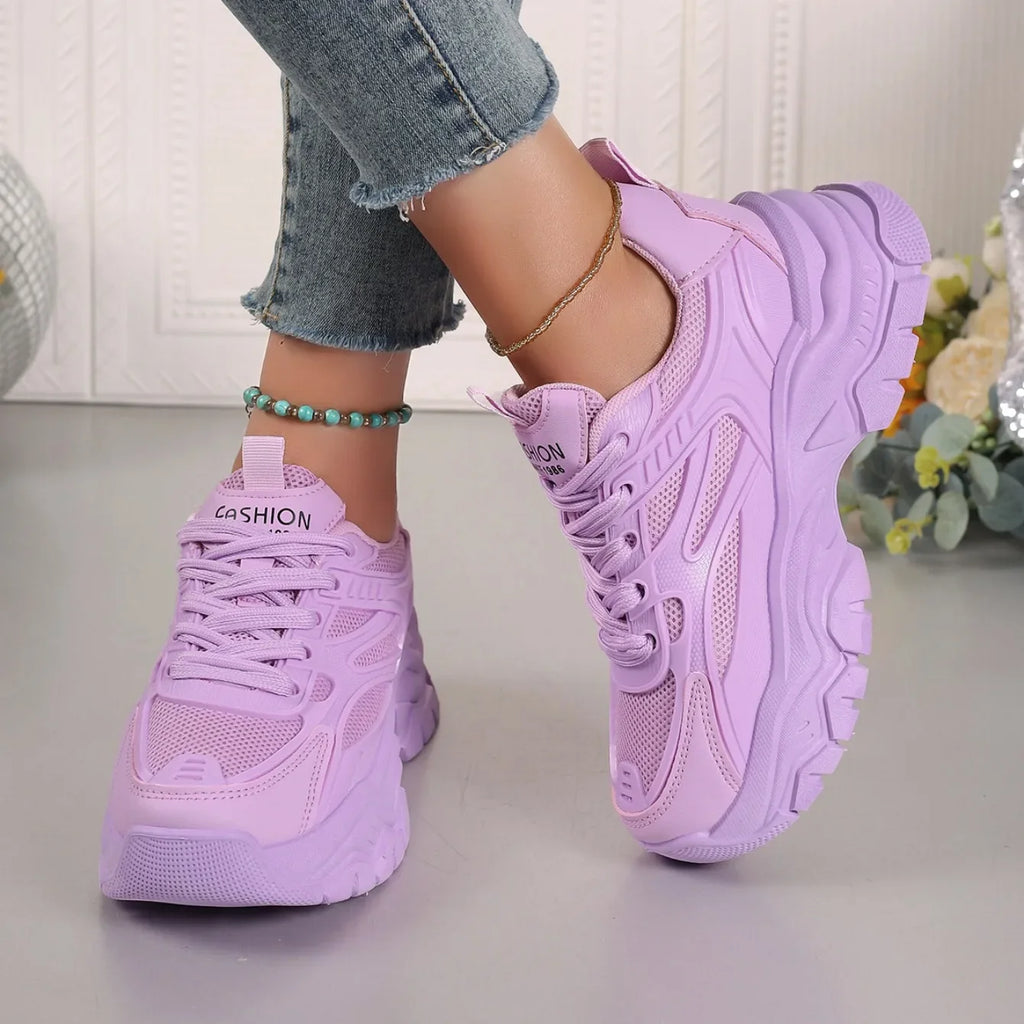Women Sneakers 2026 New Fashion Chunky Sneakers Women Outdoor Tennis Platform Sports Shoes for Women Lightweight Designer Shoes