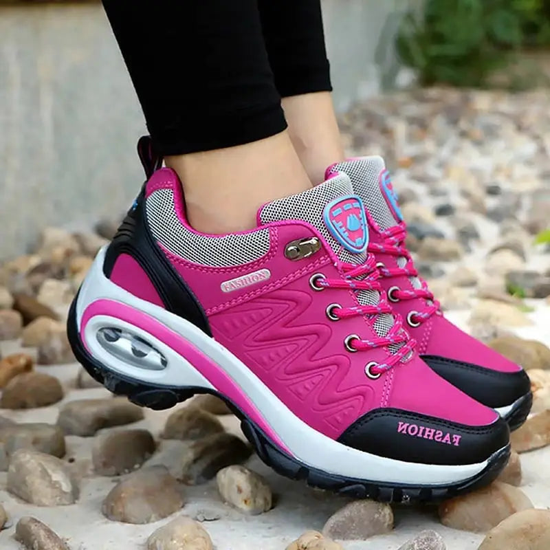 Women Sports Shoes Platform Sneakers Fashion Outdoor Hiking  Non-Slip Casual Shoes Low Top Running Shoes Women Footwear Main image