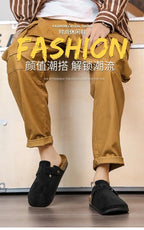 Couple Cork Clogs Slippers Fashion Soft Footbed Suede Beach Slides With Arch Support Girls Outdoor Muller Shoes womens sandals