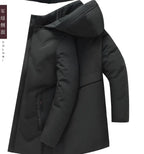 Top Grade Designer New Brand Men Parka Jacket Thick Casual Fashion Hooded Cropped Windbreaker Quilted Bubble Coats  Mens Clothes