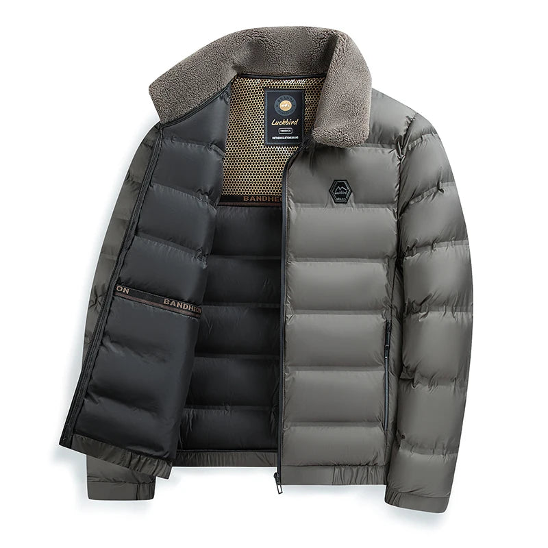 Top Grade Graphene Warmth Technology Men's New Winter Parka Jacket Windbreaker Diamond Quilted Bubble Puffer Coats