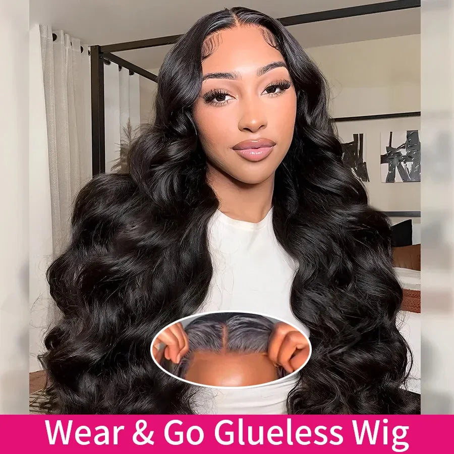 Glueless Wig Human Hair Ready To Wear Body Wave Human Hair Wigs Human Hair Lace Frontal Wig Choice Cheap Wigs On Clearance Sale