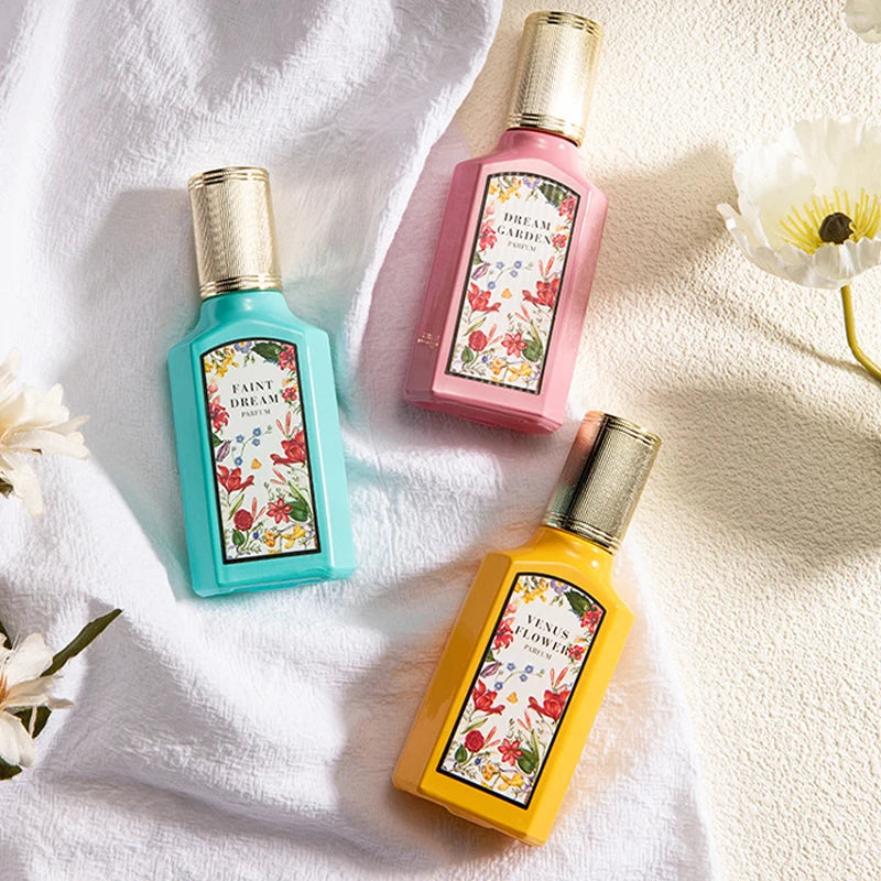 Women's Perfume Set Long-lasting Fragrance Flower Joy Blooming Water Of Flowers Floral Scent Eau De Toilette Valentine Day Gifts