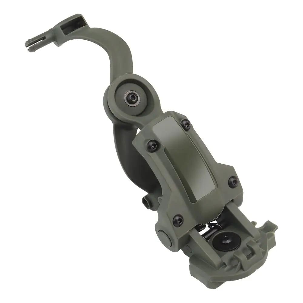 BOOIU Tactical Headset Holder Fast Helmet Rail Mount Adapter Multi-Angle Rotation Pickup Headphone Bracket OPS CORE ARC/Wendy