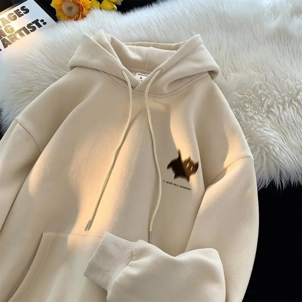 Casual men's hoodie fashionable cat-print streetwear comfortable and high-quality hoodie fashionable men's top