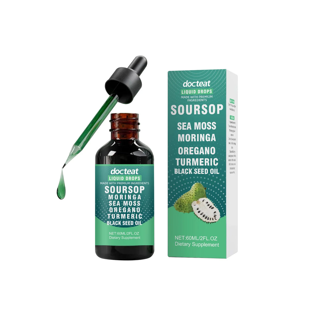 DOCTEAT Soursop Liquid Extract- Supporting Energy Balance And Boosting Vitality With A Blend Of Multiple Ingredients.