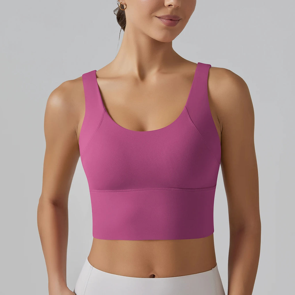 New  Yoga Tank Top Summer Sexy Fitness Yoga  Underwear Women's Sports Bra Push Up Fitness Bra  Running Gym Fitness Tops