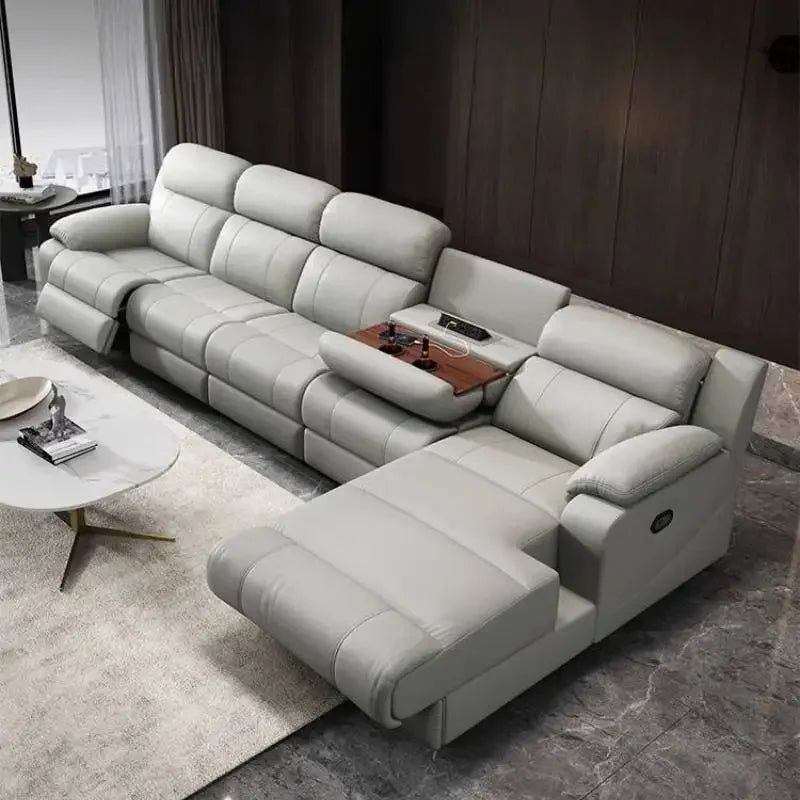 Classic Cheap Electric Recliner Sofas Gray Design European Quality Living Room Sofas Luxury Modern Divano Soggiorno Furniture