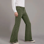 Fashion Casual Flared Pants Pant For Men Classic Simple Solid Color High-Rise Trousers Trendy Street High Street Denim Pants