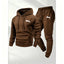 Hot Selling Men's Hooded Sweatshirt Pants Set Casual Tracksuit Streetwear Sportswear Fitness Jogger Outfit 2 Piece Warm Clothing