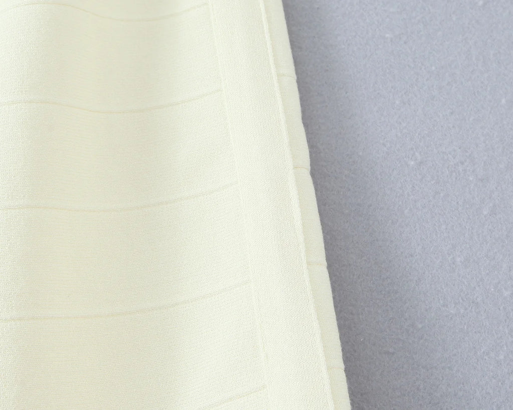 Sexy Elegant Backless Halter Mini Dress Women Autumn Knit Bodycon Dresses Night Out Party Robe