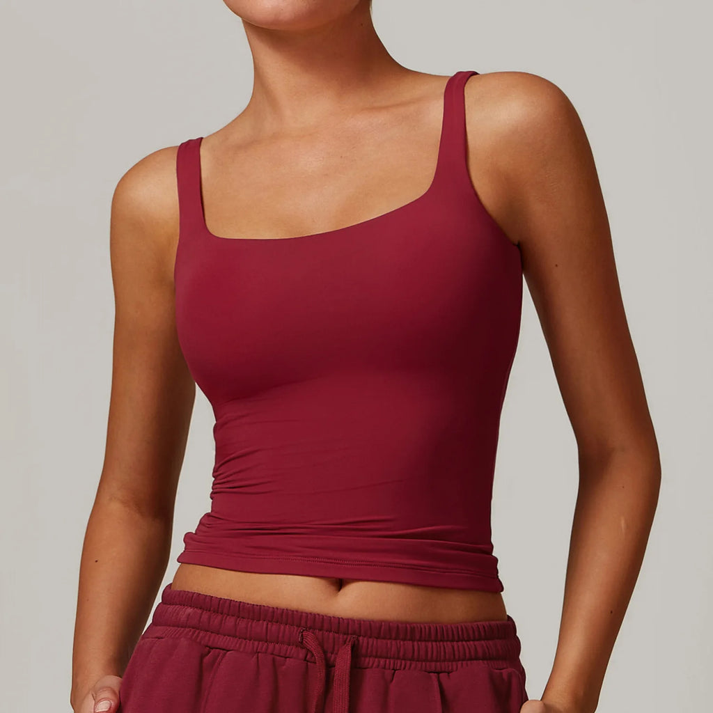 Summer Women's Workout Yoga Tank Top Quick-Dry Gym Sports Vest Female Running Tight Top Women U-Back Fitness Underwear