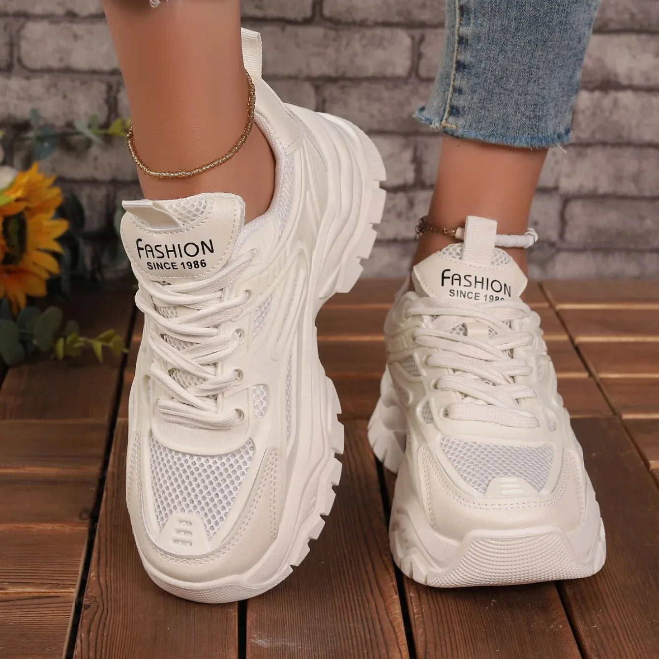 Women Sneakers 2026 New Fashion Chunky Sneakers Women Outdoor Tennis Platform Sports Shoes for Women Lightweight Designer Shoes