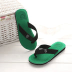 Men'S Flip Flops Simple Men'S Flip Flops Lightweight Casual Slippers Non-Slip Clip Foot Beach Vacation Seaside Play Comfortable