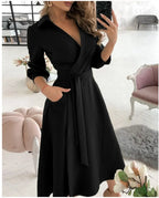 Women Print Dress Sexy V-Neck Bat Sleeve Ruffl Flowers Print Bohemian Beach Sundress Ladies Loose Summer Vacation Mini Dresses