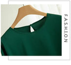 New In Summer Satin Silk Half-Sleeve Tee Tops Basic Solid Women‘s T-Shirt Casual O-neck Thin Shirts Ladies Loose Blouses