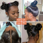 30 Inch Natural Black 360 Lace Front Straight Human Hair Wigs HD Transparant Full Lace 5X5 Glueless Wigs Human Hair Pre Plucked