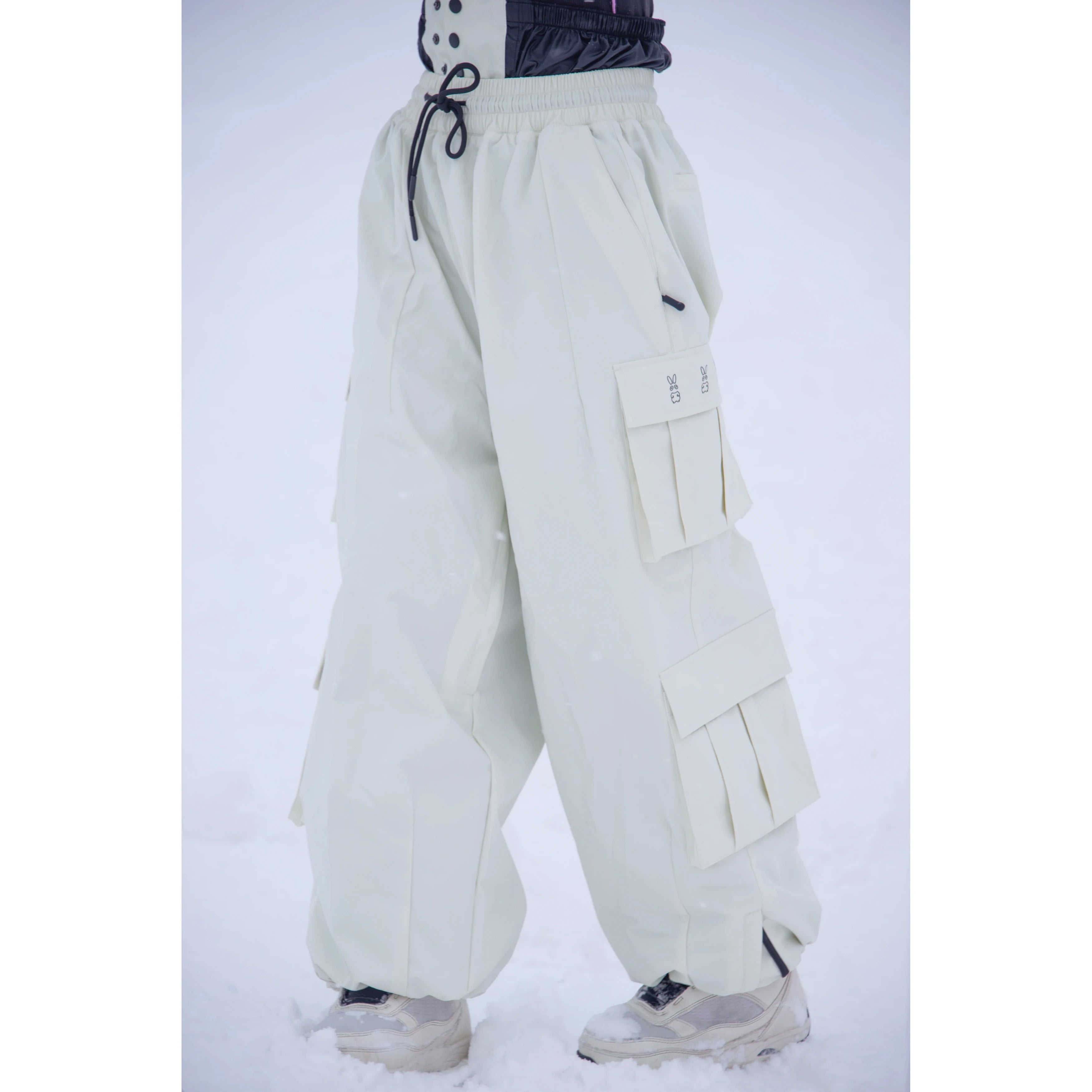 Oversize Winter Ski Pants 3L Snowboard Pant Thicken Thermal Waterproof Breathable Outdoor Sports Warm Women's Men's Ski Trousers