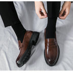 High Quality Dress Shoes Man Comfortable Business Social Leather Shoes For Man Casual Men's Italian Formal Shoes Man Loafers