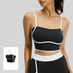 Women's Yoga Sports Bras Padded Gym Top Beauty Back Workout Crop Top Adjustable Shoulder Strap Fitness Bra Tight Yoga Wear