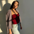 Sexy Women Tube Tops Solid Sleeveless Slim Skinny Corset Cropped Top 2026 Summer Casual Elegant Female Strapless Vest