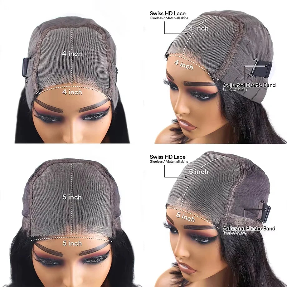 1B/30 Highlight Wig Body Wave Human Hair 13x6 Lace Front Wig Pre Plucked Pre Cut Lace 5x5 Glueless Wigs Human Hair 220% Density