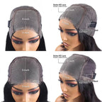 1B/30 Highlight Wig Body Wave Human Hair 13x6 Lace Front Wig Pre Plucked Pre Cut Lace 5x5 Glueless Wigs Human Hair 220% Density