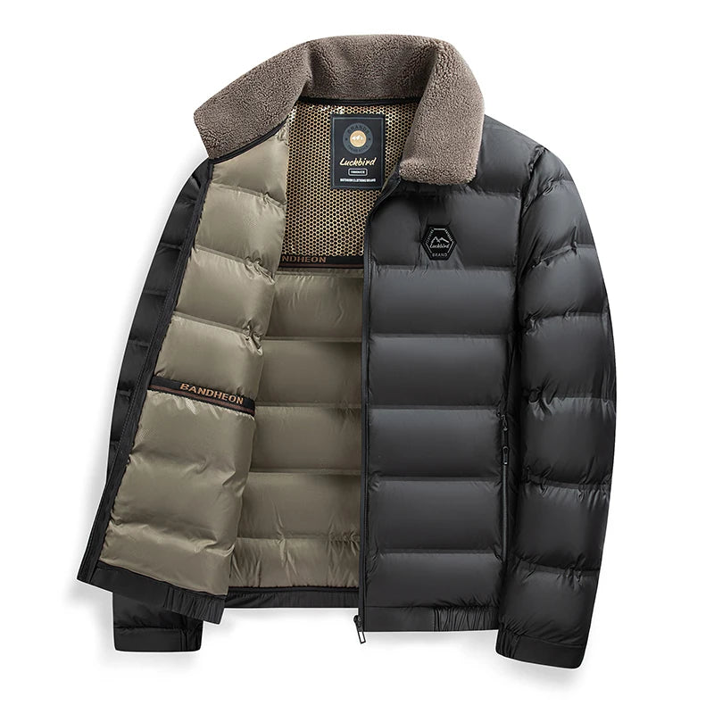 Top Grade Graphene Warmth Technology Men's New Winter Parka Jacket Windbreaker Diamond Quilted Bubble Puffer Coats