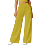 Women’s Yoga Wide Leg Pants High Waist Loose Fit Workout Trousers Casual Lounge Fitness Wear