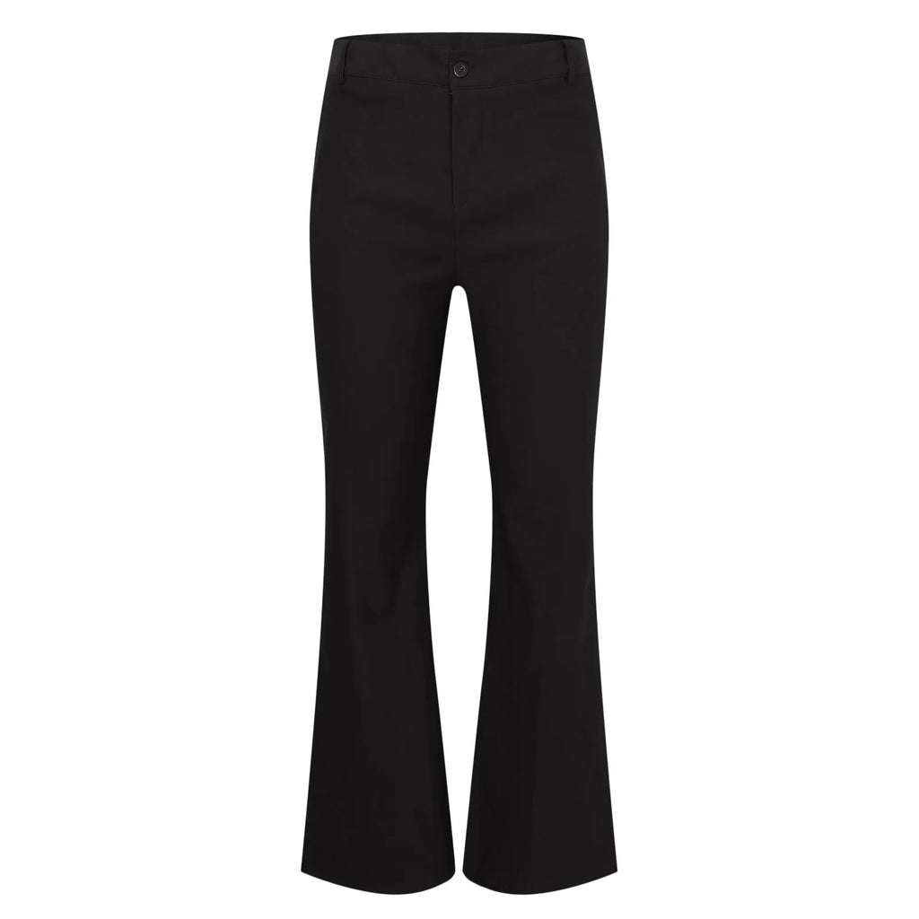 Vintage Flared Pants For Men Harajuku High Waist Skinny Pants Male Retro Slim Fit Bell Bottom Trousers Street Wear Pantalones